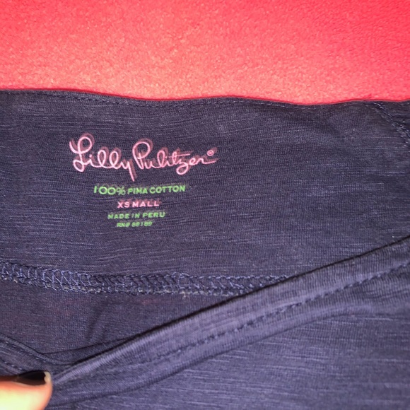 NWOT Lilly Pulitzer Basic Navy Blue Dress - Picture 5 of 5